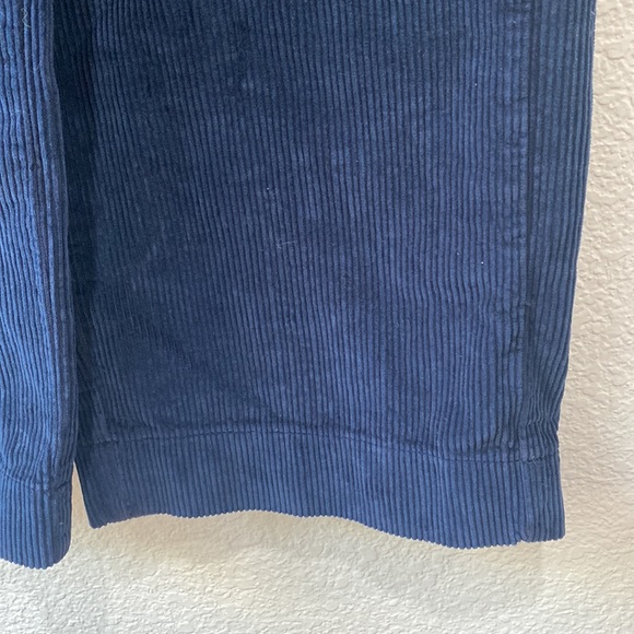 Poetry Women’s Blue Corduroy Wide Leg Cropped 100% Cotton Trousers Pant Size 2 - Picture 3 of 7